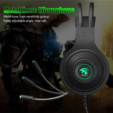 Load image into Gallery viewer, Modern LED STEVVEX Gaming Headphones USB 3.5mm USB Wired Game Headset Professional Earphones with Mic Voice Control for Laptop Computer and Gaming  (3.5mm Plug)
