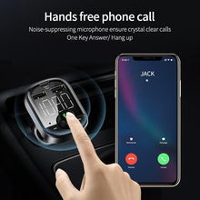 Load image into Gallery viewer, 3.0 Car USB Charger USB Car Phone Charger Fast Charge With FM Transmitter Bluetooth Car Kit LED MP3 Player

