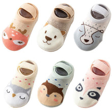 Load image into Gallery viewer, Luxury Modern Baby Socks Infant Walk Socks Toddler Floor Non-slip Cute Cotton Shoes 6 Colors Polyester Socks For Kids

