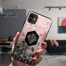 Load image into Gallery viewer, Unique Abstract Ultra Thin Sparkle Soft Silicone Case For iPhone XS Max 8 7 Plus X XR 6 6S 5S Mini Black Phone Case Marble Geometric Art Soft Silicone Cover
