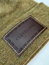 Load image into Gallery viewer, Haakwear Cleveland H Stitch Cuffed Beanie - Made in USA Hats (Limited Edition) - Brown / Green Fusion

