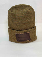 Load image into Gallery viewer, Haakwear Cleveland H Stitch Cuffed Beanie - Made in USA Hats (Limited Edition) - Brown / Green Fusion

