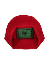 Load image into Gallery viewer, Haakwear Exclusive Christmas Reindeer H-Stitch Beanie - Limited Edition, Christmas Hat Collection, RED
