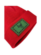 Load image into Gallery viewer, Haakwear Exclusive Christmas Reindeer H-Stitch Beanie - Limited Edition, Christmas Hat Collection, RED
