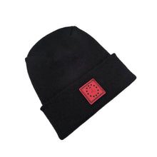 Load image into Gallery viewer, Love-Inspired H-Stitch Beanie – Black Heart Clock | Limited Edition | Trending Now
