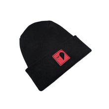 Load image into Gallery viewer, Love-Inspired H-Stitch Beanie – Black | Limited Edition
