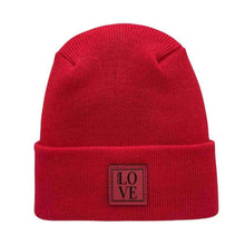 Load image into Gallery viewer, Viral Love-Inspired H-Stitch Beanie – Scarlet Red | Limited Edition

