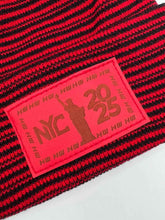 Load image into Gallery viewer, H-Stitch™ Contrast Cuffed Beanie – Black/Red | New Year 2025 Limited Edition | Made in USA
