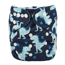 Load image into Gallery viewer, Modrn Printed Baby Pocket Cloth Diaper Nappy Reusable Adjustable Washable Nappies For Baby Boys and Baby Girls In Elegant Style
