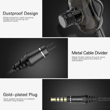 Load image into Gallery viewer, STEVVEX Wired Earphone Headphones with Microphone Dual Driver Phone Earphones Type C Ear phones
