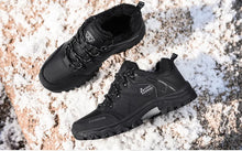 Load image into Gallery viewer, Brand Men Winter Snow Boots Waterproof Leather Sneakers Super  Warm Men's Boots Outdoor Male Hiking Boots Work Shoes Size 39-47
