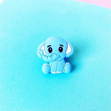 Load image into Gallery viewer, 2pc Silicone Elephant Teether  Baby Silicone Chew Charms Baby Teething Gift Toddler Toys Unique Design
