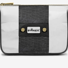 Load image into Gallery viewer, Handbag BYMANYC ® New York – Couture Vegan Vertical Band in Midnight Gold
