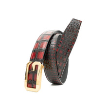 Load image into Gallery viewer, Handcrafted Alligator Leather Belts DVG02
