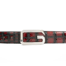 Load image into Gallery viewer, Handcrafted Alligator Leather Belts DVG02
