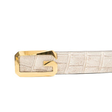 Load image into Gallery viewer, Handcrafted Alligator Leather Belts DVG09
