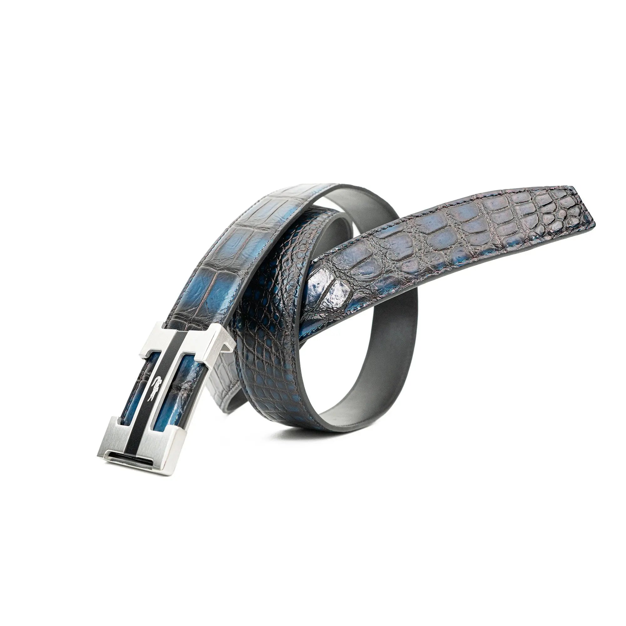 Handcrafted Alligator Leather Belts DVG122 – CC Suits display picture 2