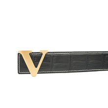 Load image into Gallery viewer, Handcrafted Alligator Leather Belts DVG159
