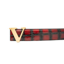 Load image into Gallery viewer, Handcrafted Alligator Leather Belts DVG163
