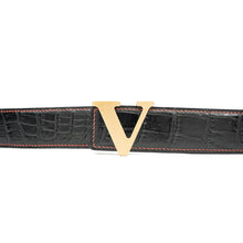 Load image into Gallery viewer, Handcrafted Alligator Leather Belts DVG172
