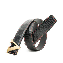 Load image into Gallery viewer, Handcrafted Alligator Leather Belts DVG172
