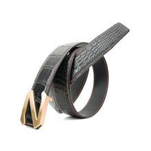 Load image into Gallery viewer, Handcrafted Alligator Leather Belts DVG199
