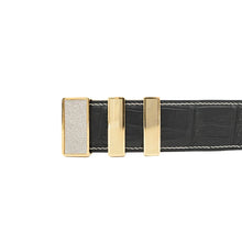 Load image into Gallery viewer, Handcrafted Alligator Leather Belts DVG22
