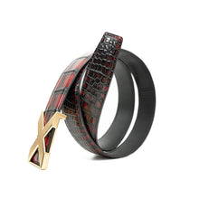 Load image into Gallery viewer, Handcrafted Alligator Leather Belts DVG220
