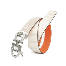Load image into Gallery viewer, Handcrafted Alligator Leather Belts DVG252
