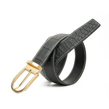 Load image into Gallery viewer, Handcrafted Alligator Leather Belts DVG304
