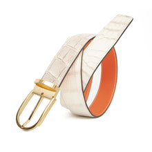 Load image into Gallery viewer, Handcrafted Alligator Leather Belts DVG318
