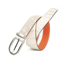 Load image into Gallery viewer, Handcrafted Alligator Leather Belts DVG318

