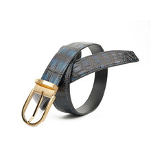 Load image into Gallery viewer, Handcrafted Alligator Leather Belts DVG331
