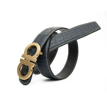 Load image into Gallery viewer, Handcrafted Alligator Leather Belts DVG345
