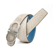 Load image into Gallery viewer, Handcrafted Alligator Leather Belts DVG352
