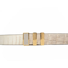 Load image into Gallery viewer, Handcrafted Alligator Leather Belts DVG37
