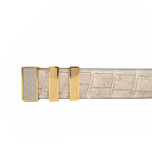 Load image into Gallery viewer, Handcrafted Alligator Leather Belts DVG37
