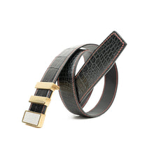 Load image into Gallery viewer, Handcrafted Alligator Leather Belts DVG45
