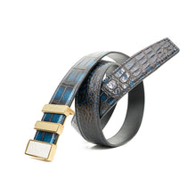 Load image into Gallery viewer, Handcrafted Alligator Leather Belts DVG52
