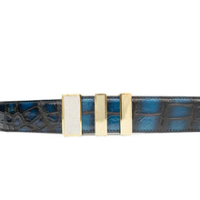 Load image into Gallery viewer, Handcrafted Alligator Leather Belts DVG52
