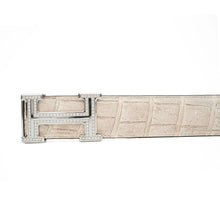 Load image into Gallery viewer, Handcrafted Alligator Leather Belts DVG73
