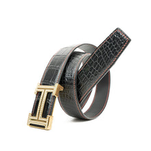 Load image into Gallery viewer, Handcrafted Alligator Leather Belts DVG80
