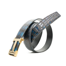 Load image into Gallery viewer, Handcrafted Alligator Leather Belts DVG86
