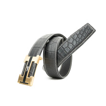 Load image into Gallery viewer, Handcrafted Alligator Leather Belts DVG93

