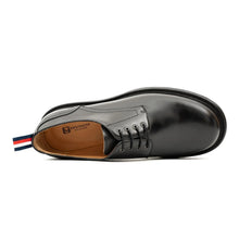 Load image into Gallery viewer, Handcrafted Big Toe Derby Shoes with Thick Sole  Black

