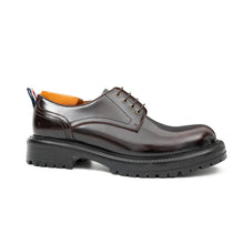 Load image into Gallery viewer, Handcrafted Big Toe Derby Shoes with Thick Sole  Wine red
