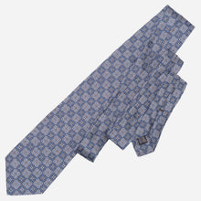 Load image into Gallery viewer, Veneto - Printed Silk Tie - Blue
