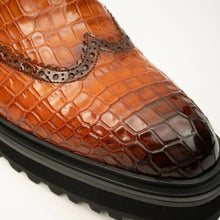 Load image into Gallery viewer, Handmade Nile Crocodile Chelsea Boots
