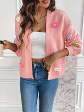 Load image into Gallery viewer, Handmade Crochet Floral Sweet Cardigan Sweater | NCS
