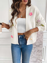 Load image into Gallery viewer, Handmade Crochet Floral Sweet Cardigan Sweater | NCS

